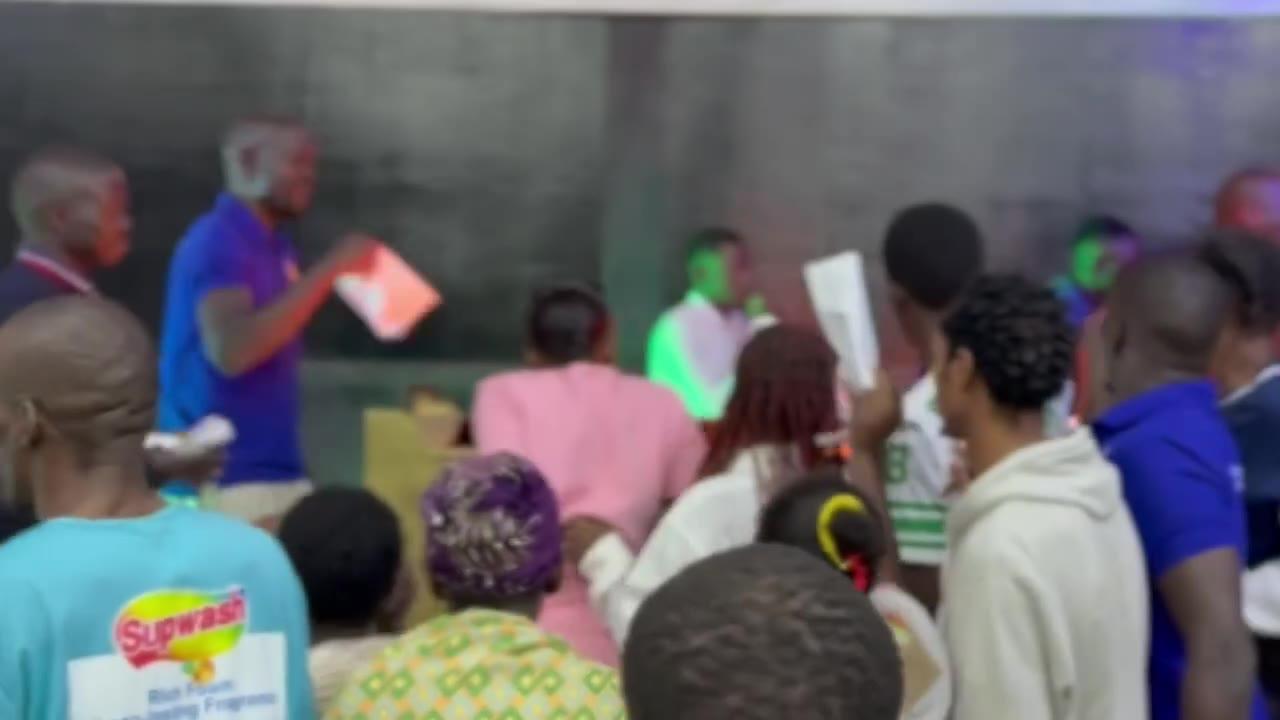 A moment from the supplied KDC ministry film